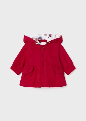 CORTAVIENTOS REVERSIBLE CON CAPUCHA BEBE