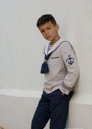 MARINERO BEIGE Y MARINO 