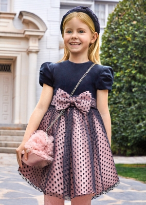 VESTIDO TERCIOPELO COMBINADO