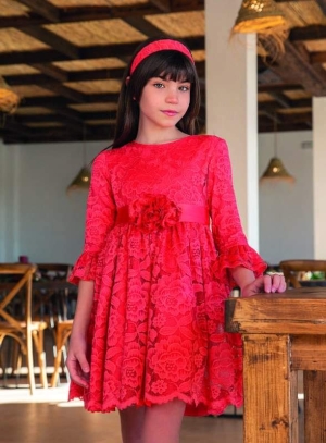 VESTIDO CORAL