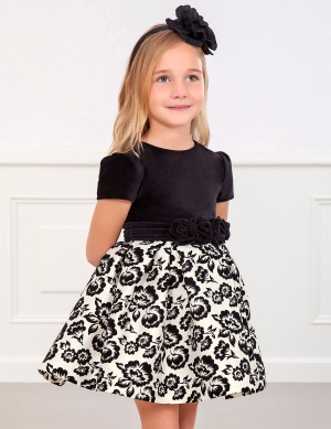 VESTIDO MIKADO ESTAMPADO