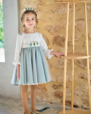 VESTIDO TUL VERDE 